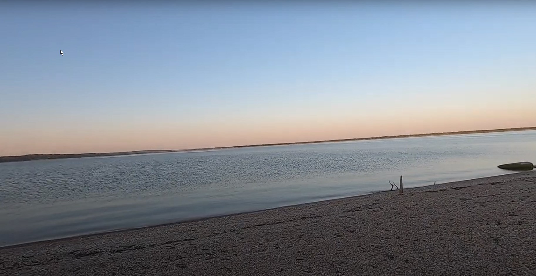 Lake Waco shoreline in Waco, TX