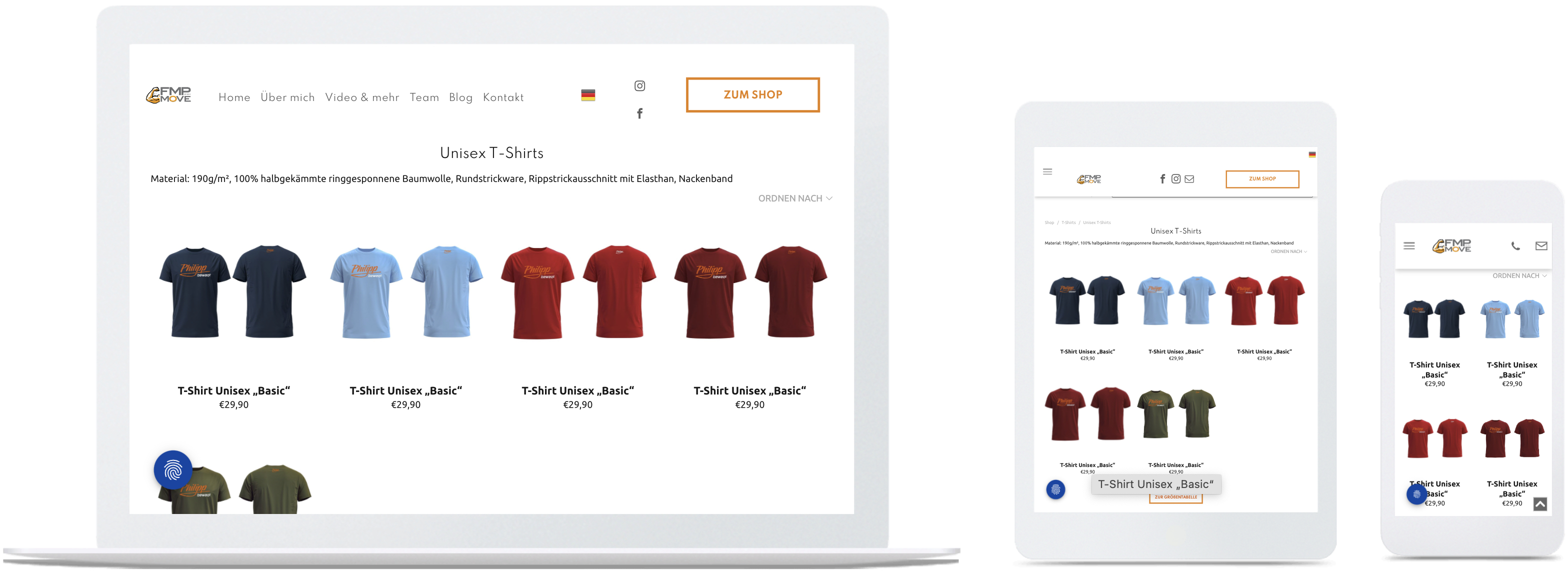 Website Referenz FMP Move Shop