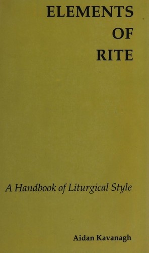 Book cover for Elements of Rite