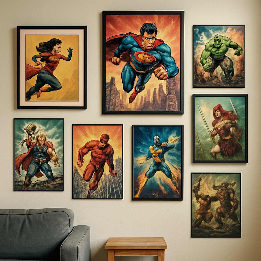 Comic Art Poster