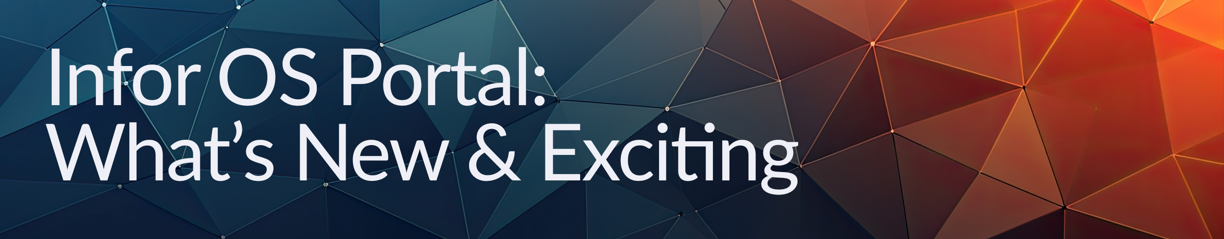 Infor OS Update: What's New & Exciting