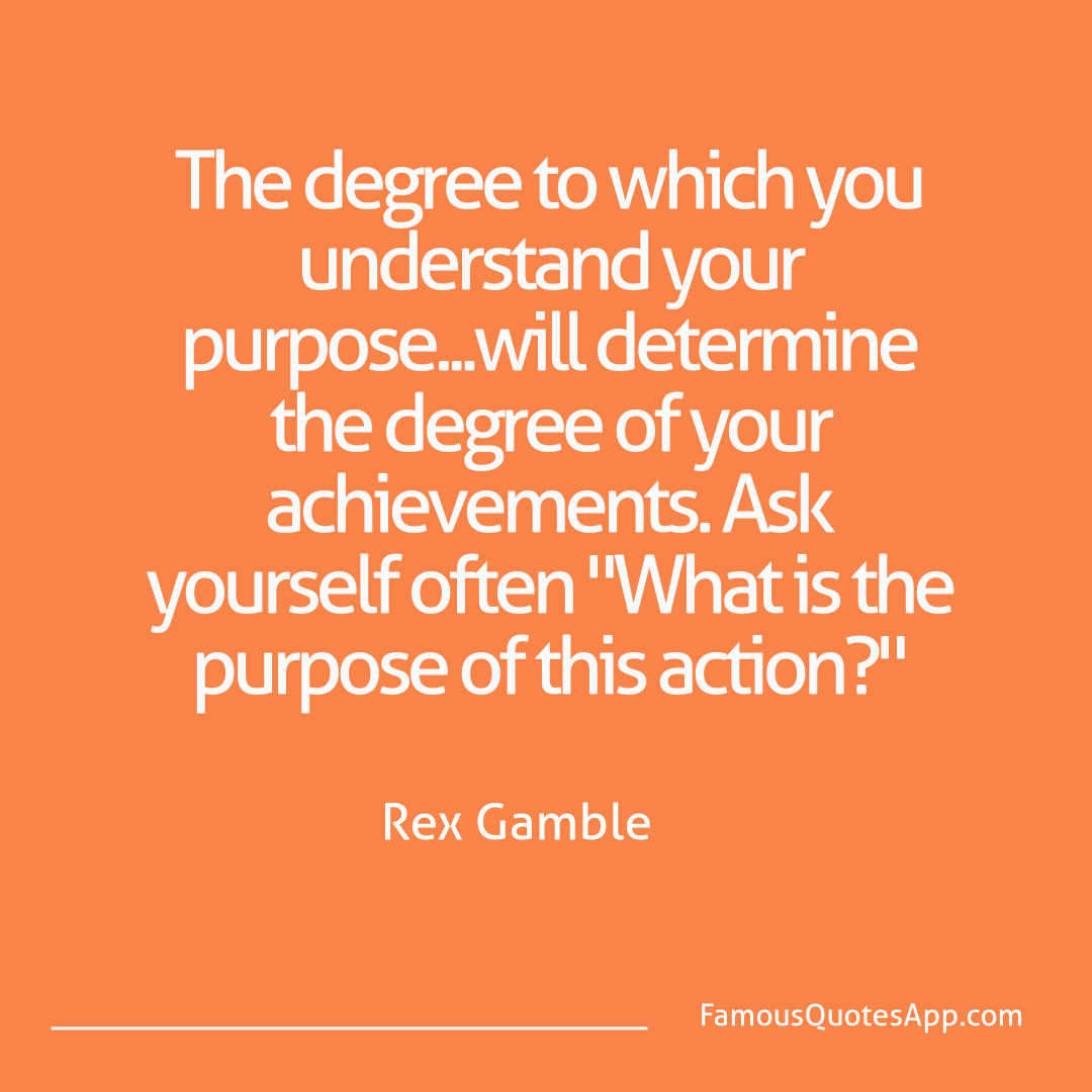 Sales Pros Rex Gamble The degree to which