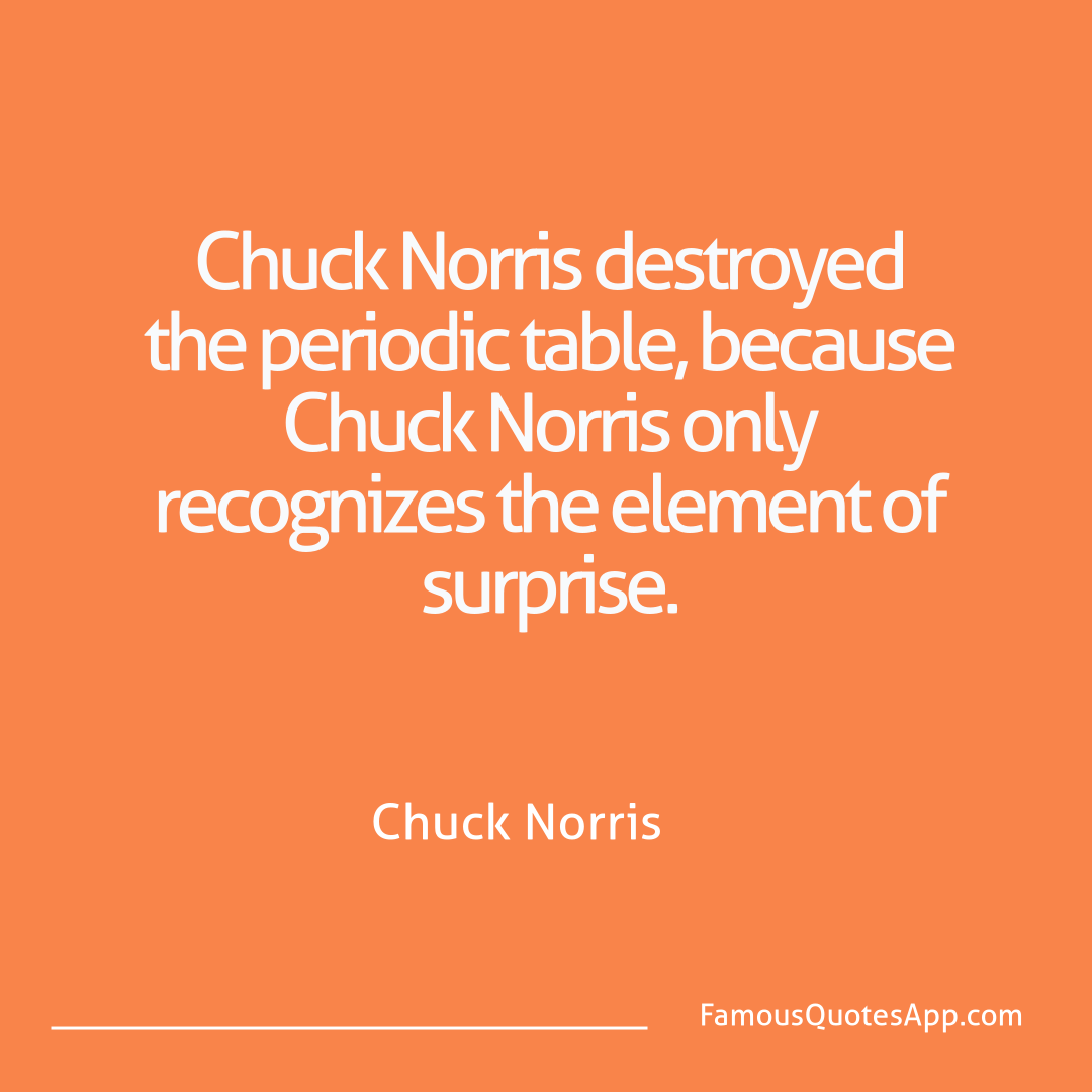 Chuck Norris Chuck Norris Chuck Norris destroy