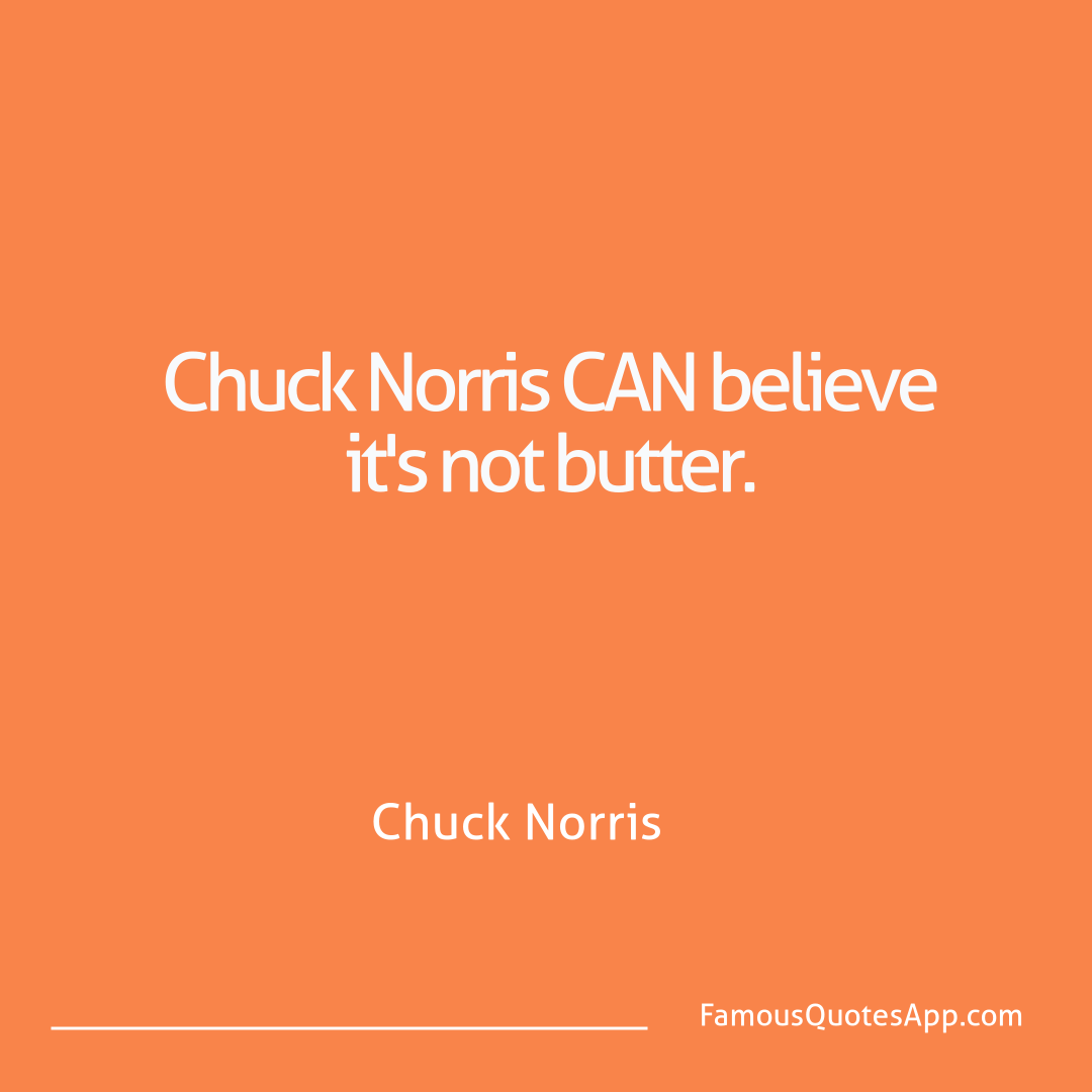 Chuck Norris Chuck Norris Chuck Norris CAN bel