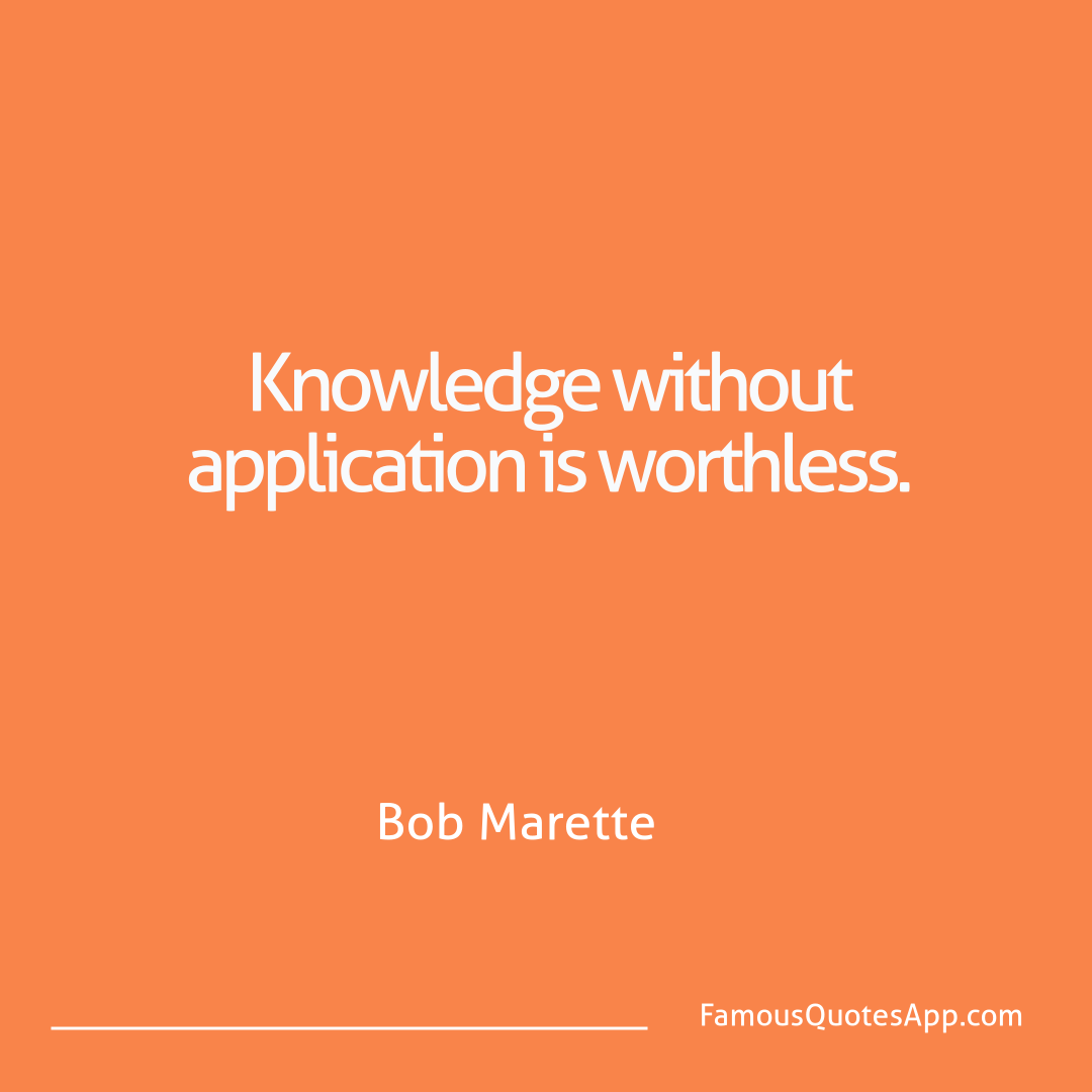 Knowledge Bob Marette Knowledge without ap