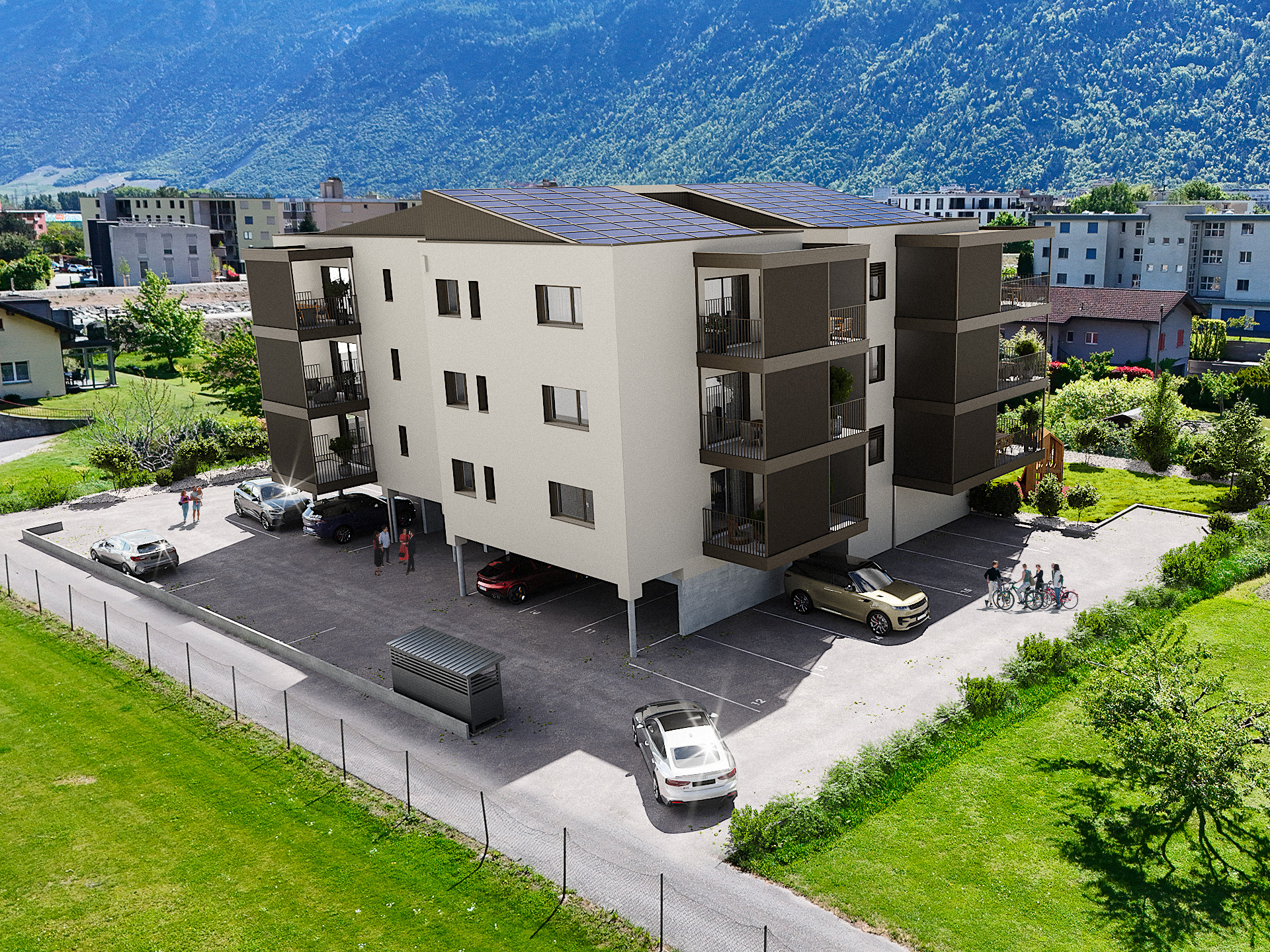 Appartement 2,5 pièces à Martigny (Lot 101) - Chantier en cours
