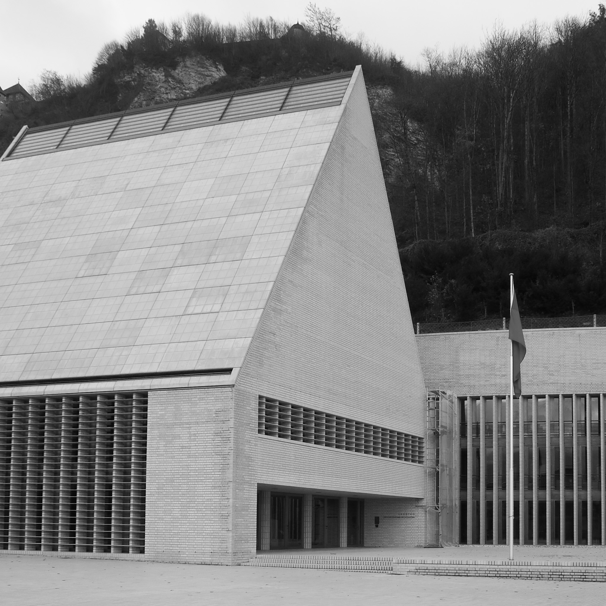Parliament building in Vaduz