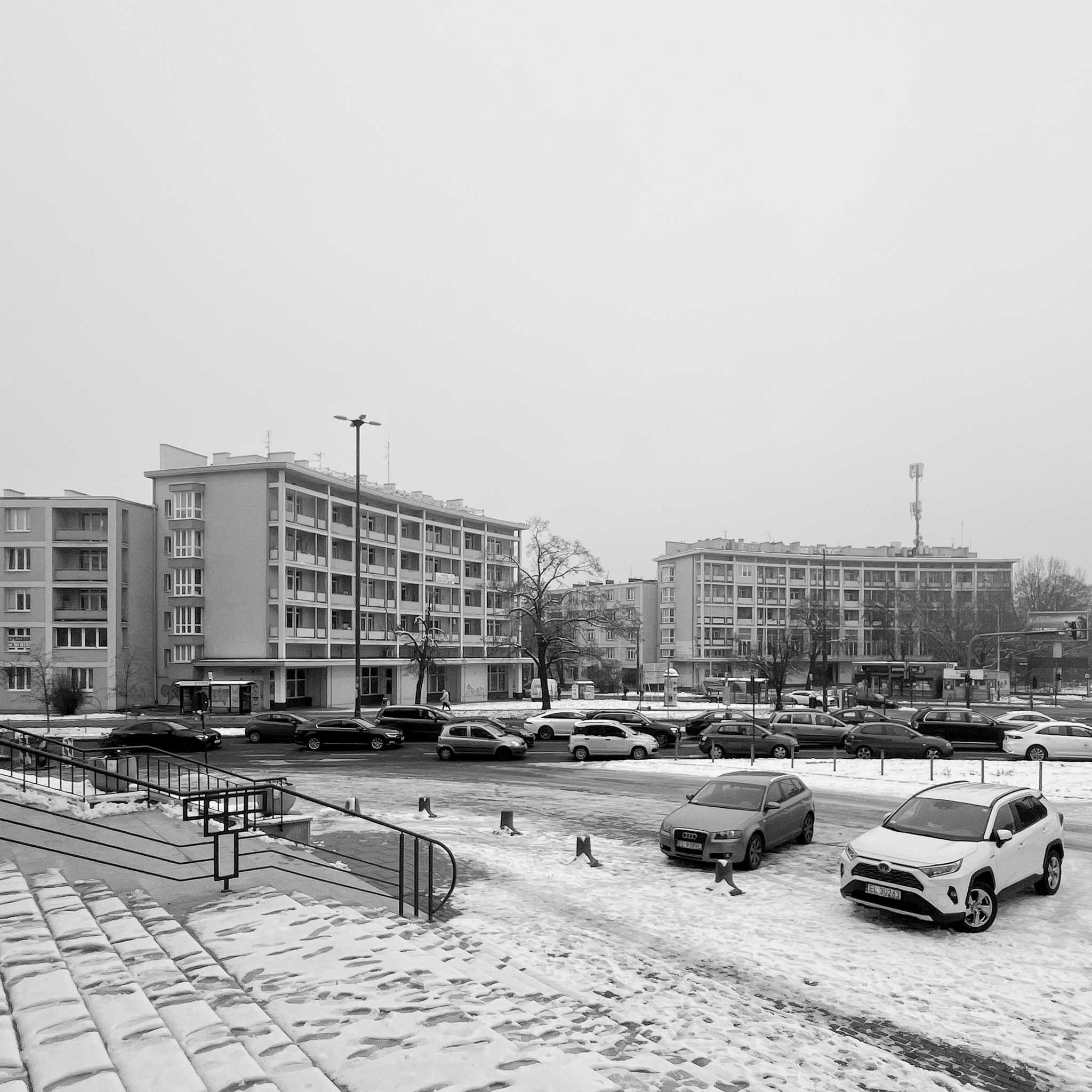 Residential buildings at Solidarności Roundabout