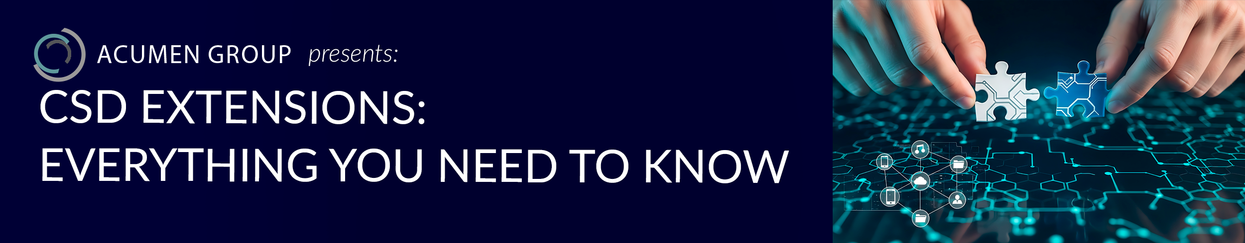Acumen Group Presents: CSD Extensions &ndash; Everything You Need to Know