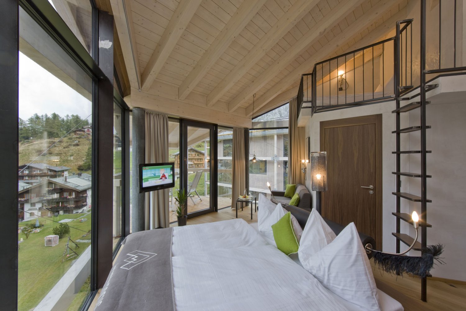 Matterhorn FOCUS - Luxury ski hotel gallery image 17 showing alpine architecture, interior design, or mountain views