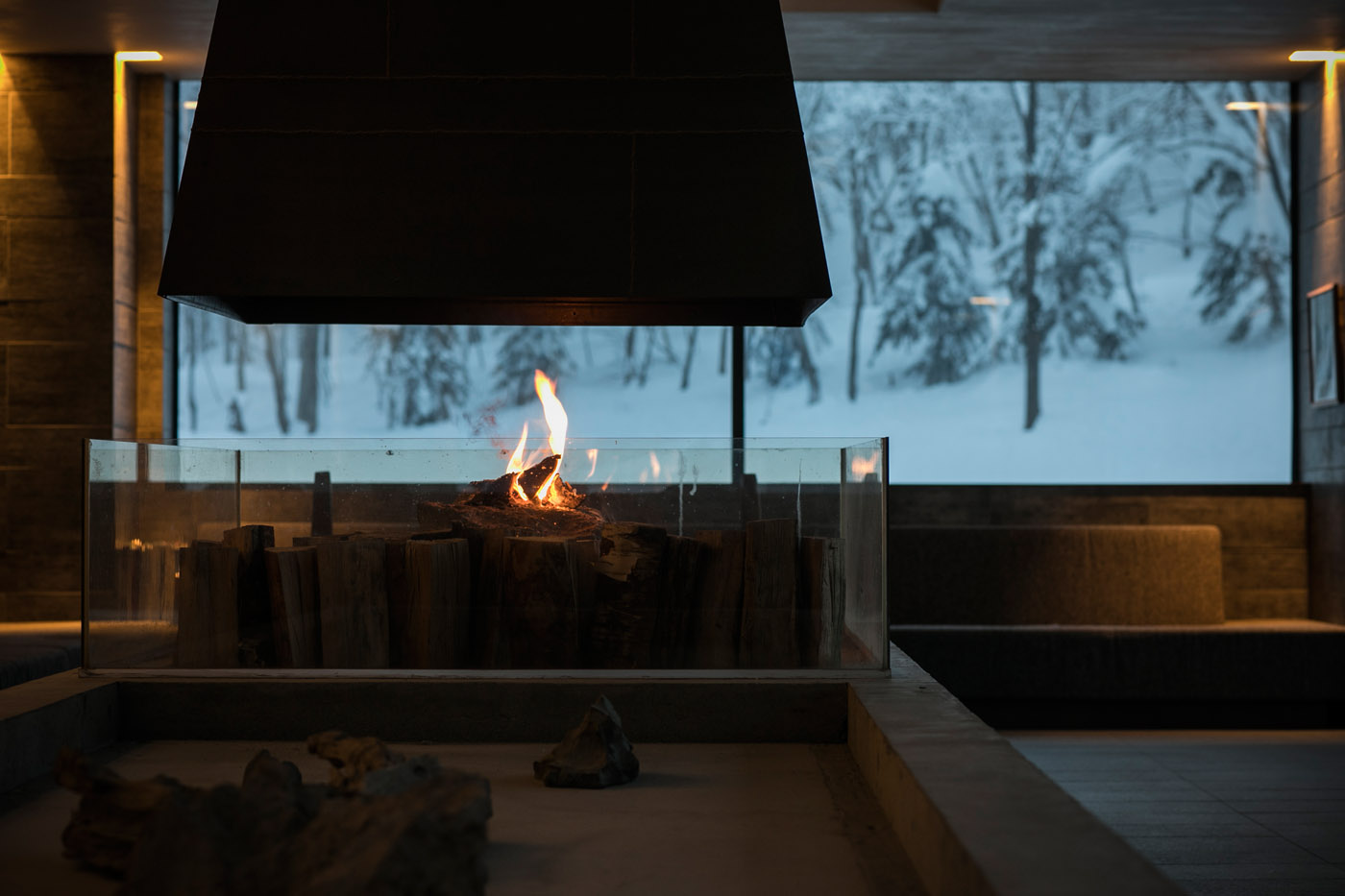 Zaborin - Luxury ski hotel gallery image 5 showing alpine architecture, interior design, or mountain views