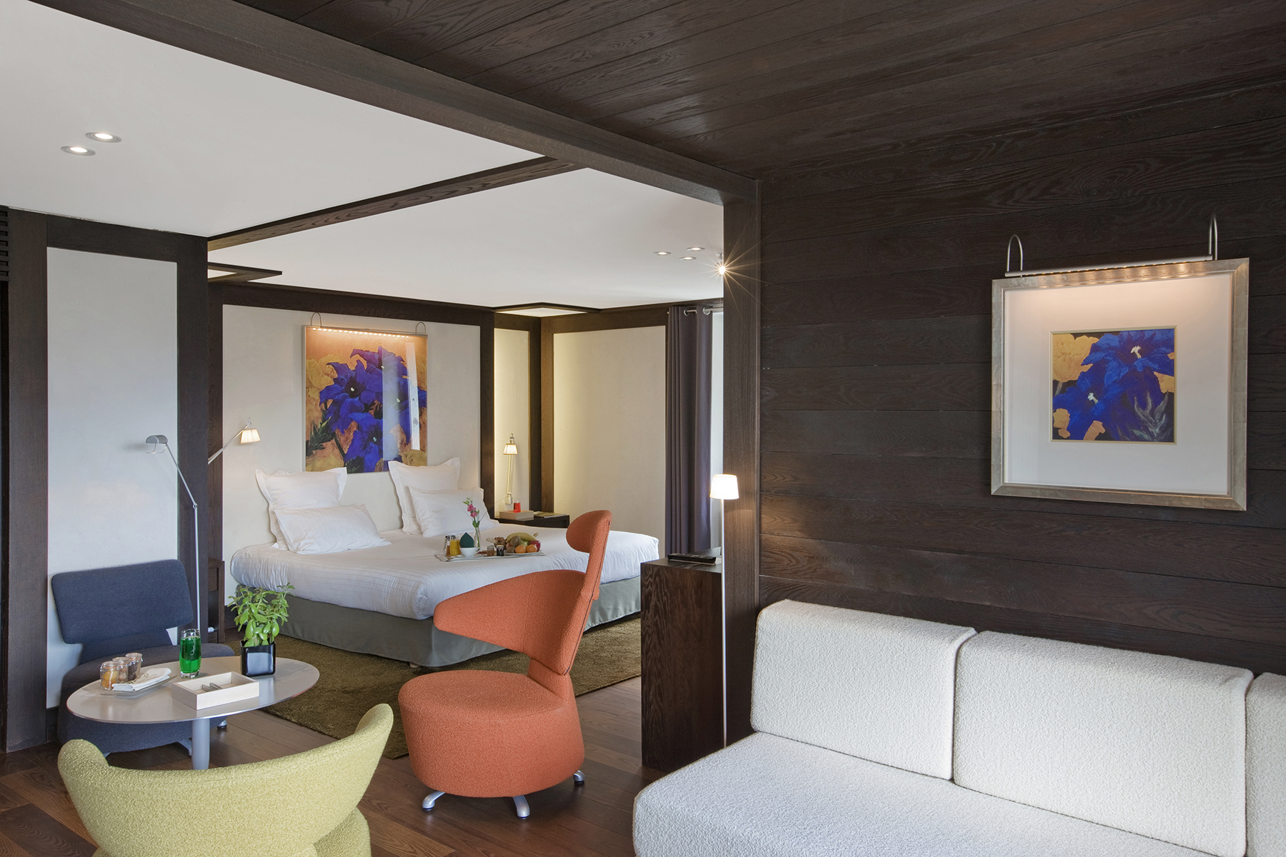 Le Hameau Albert 1er - Luxury ski hotel gallery image 2 showing alpine architecture, interior design, or mountain views