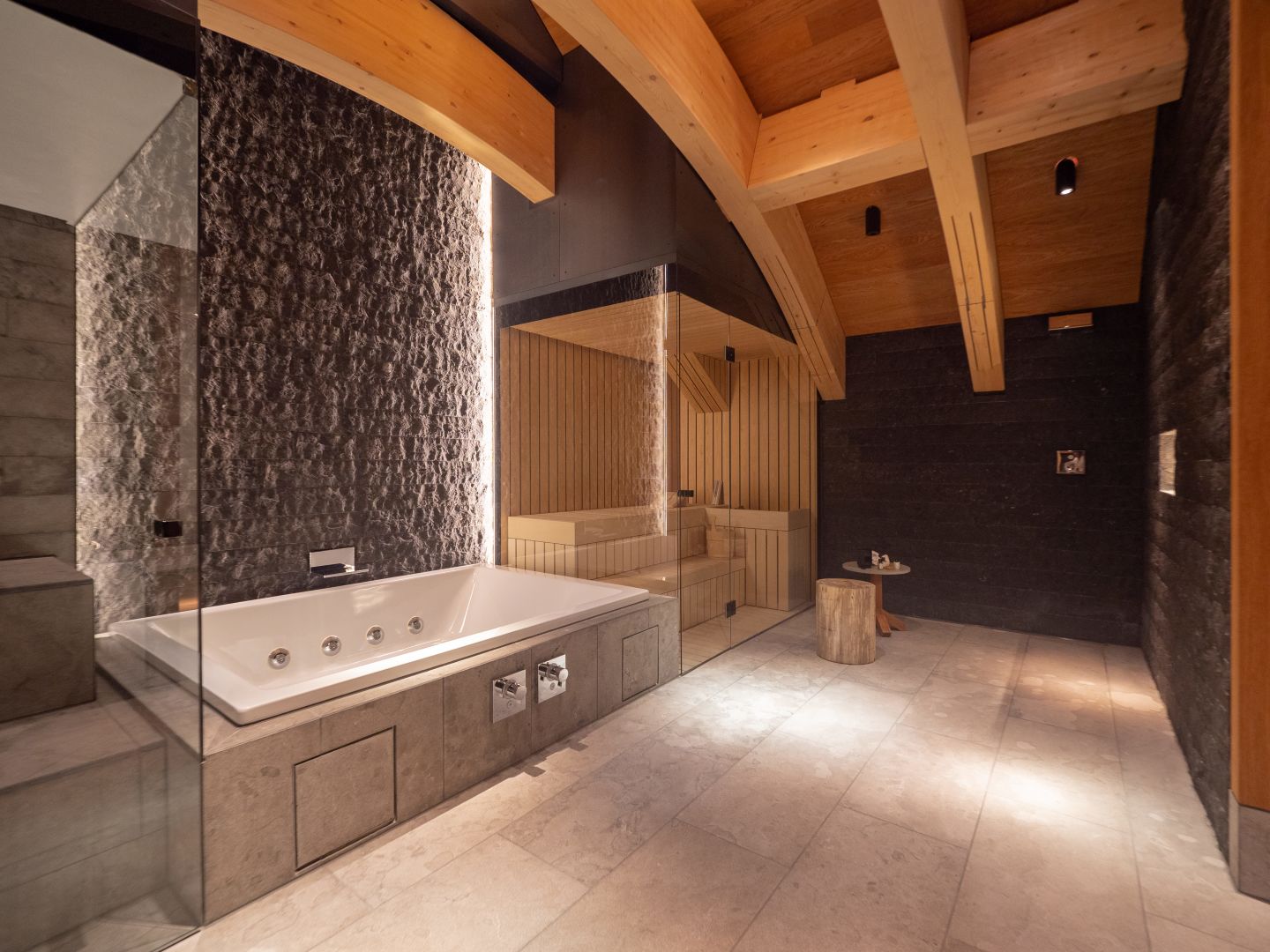 The Chedi Andermatt - Luxury ski hotel gallery image 12 showing alpine architecture, interior design, or mountain views