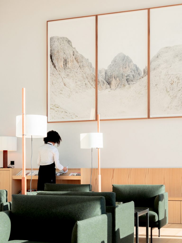 Schgaguler Hotel - Luxury ski hotel gallery image 21 showing alpine architecture, interior design, or mountain views