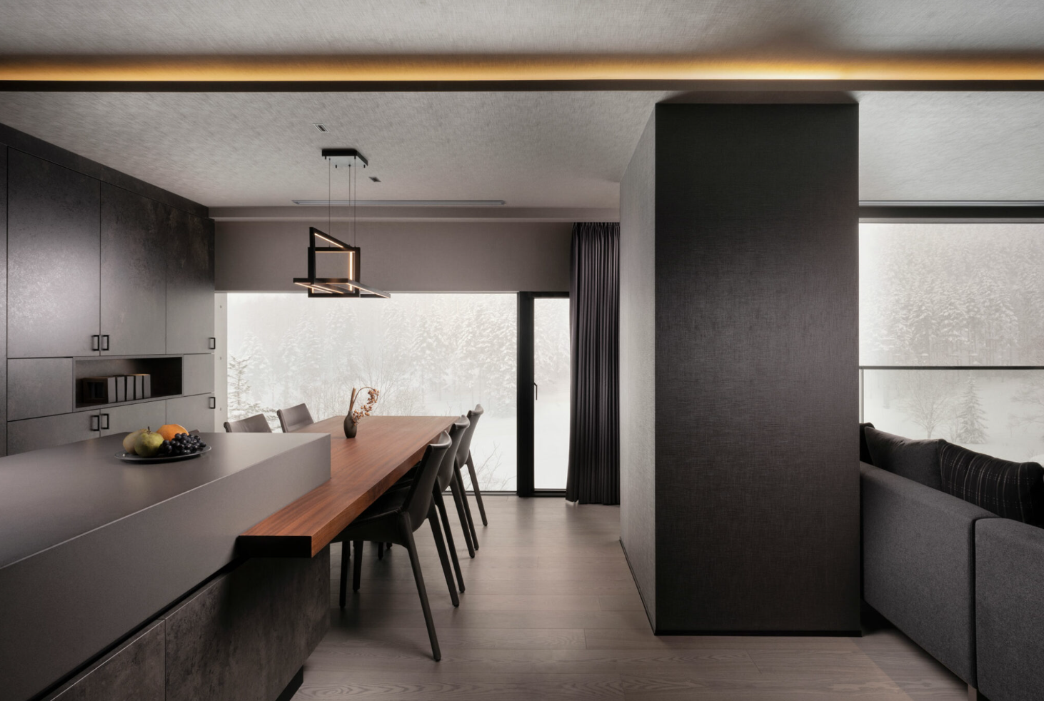 Sansui Niseko - Luxury ski hotel gallery image 13 showing alpine architecture, interior design, or mountain views