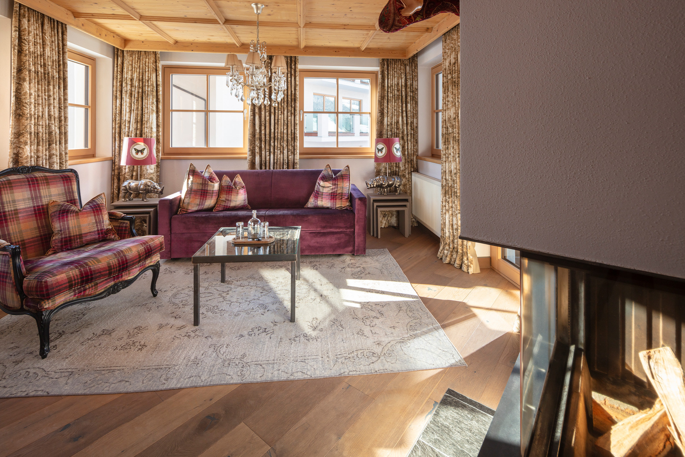 Hotel Krallerhof - Luxury ski hotel gallery image 12 showing alpine architecture, interior design, or mountain views