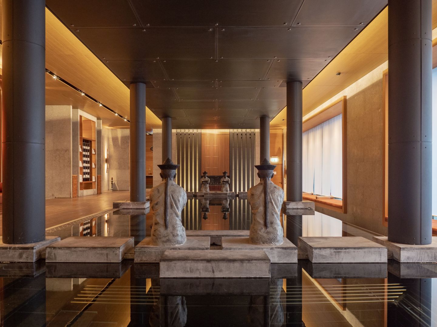 The Chedi Andermatt - Luxury ski hotel gallery image 18 showing alpine architecture, interior design, or mountain views