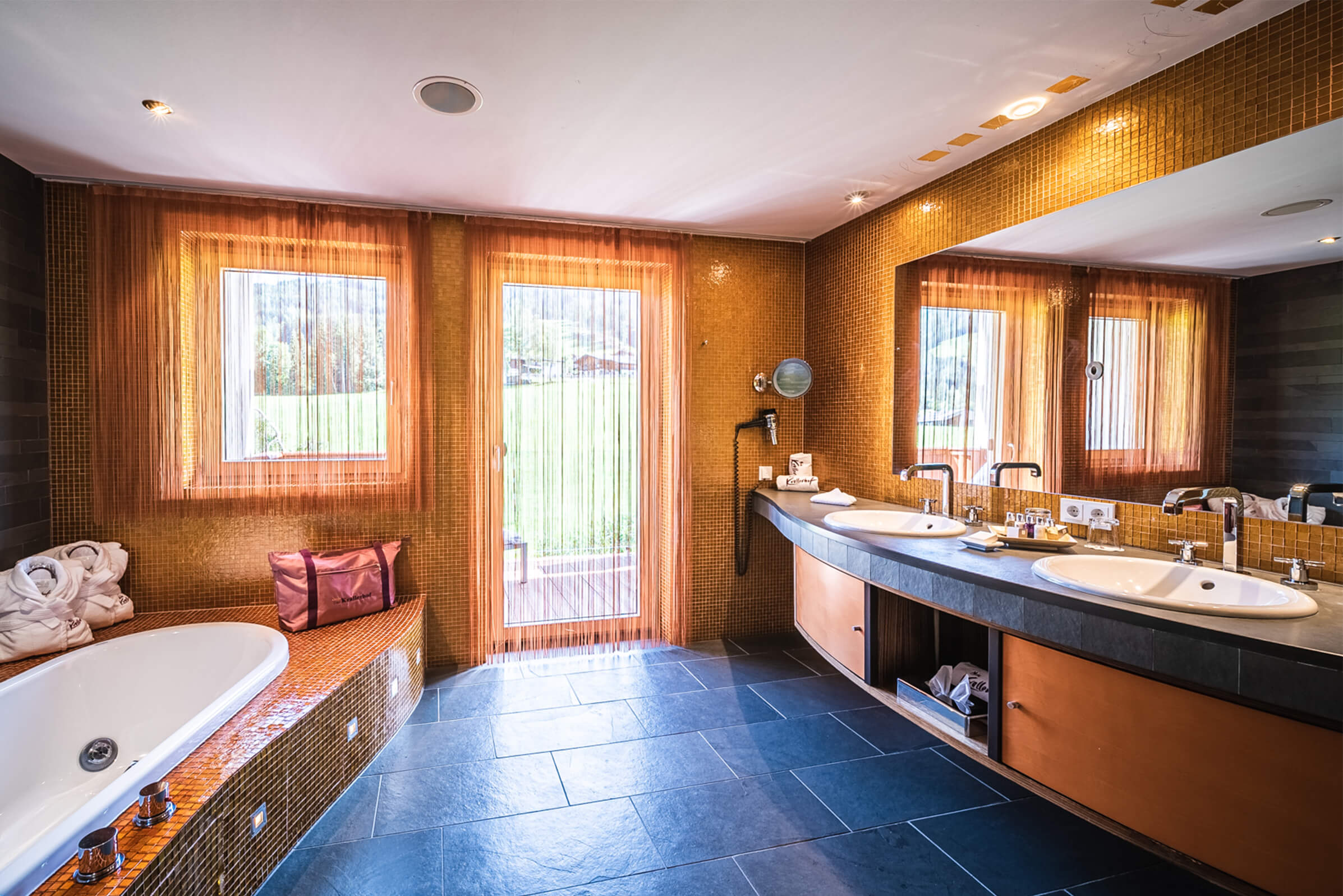 Hotel Krallerhof - Luxury ski hotel gallery image 16 showing alpine architecture, interior design, or mountain views