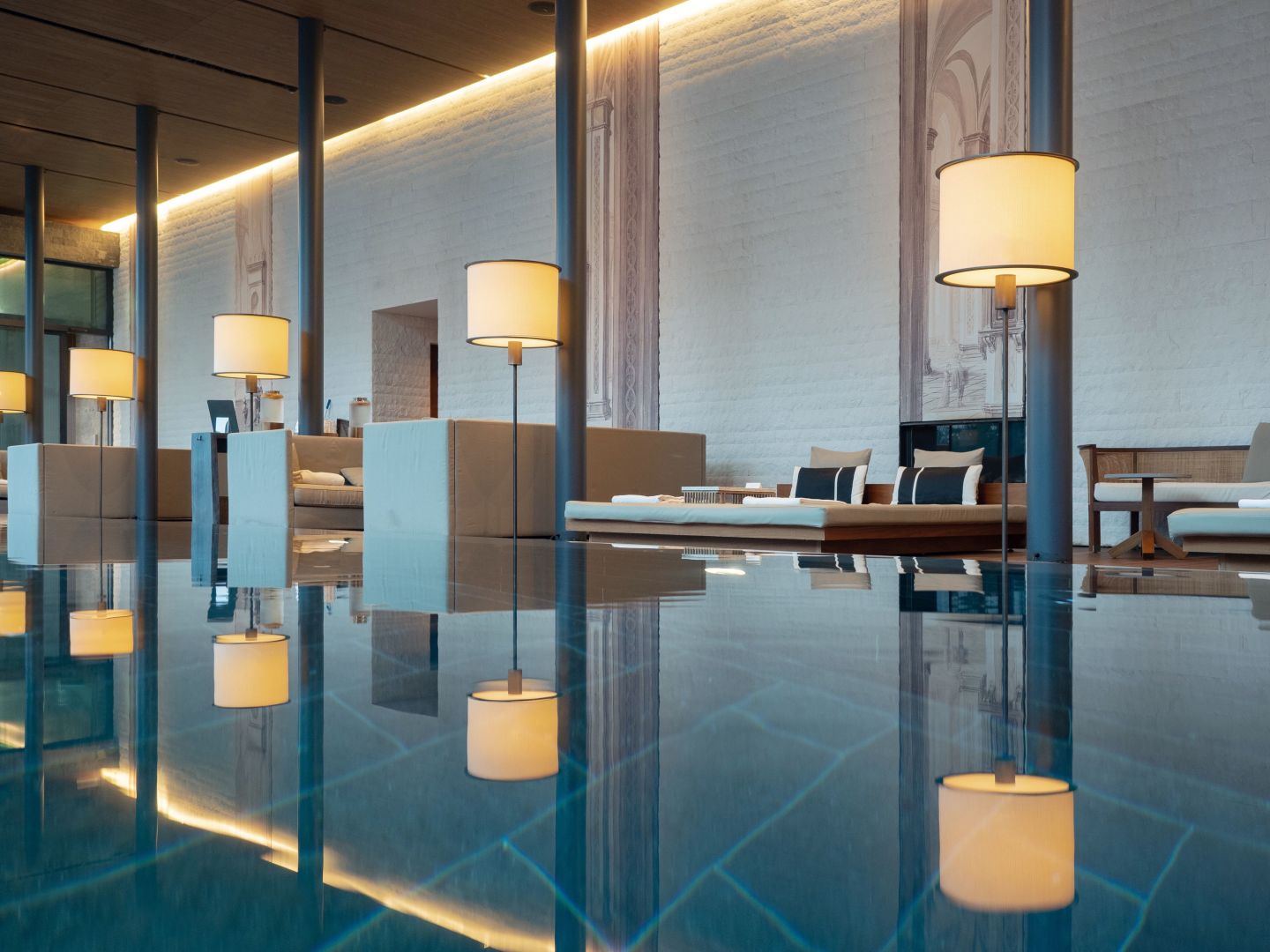 The Chedi Andermatt - Luxury ski hotel gallery image 10 showing alpine architecture, interior design, or mountain views