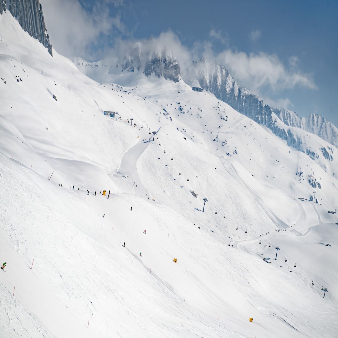 The Chedi Andermatt - Luxury ski hotel gallery image 21 showing alpine architecture, interior design, or mountain views