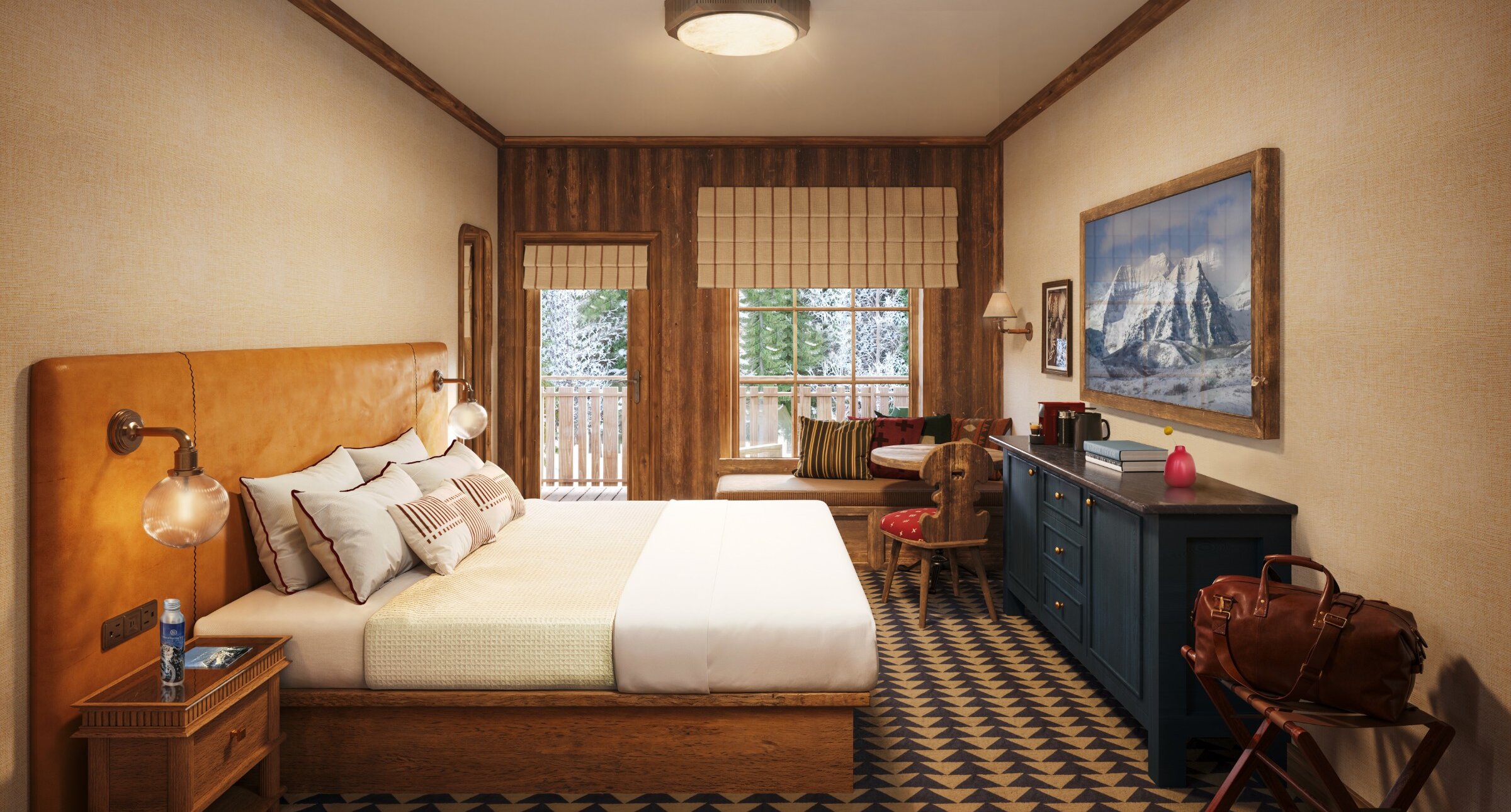 Sundance Resort - Luxury ski hotel gallery image 10 showing alpine architecture, interior design, or mountain views