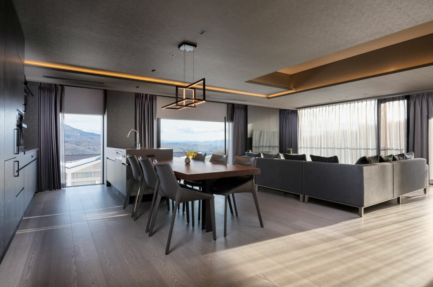 Sansui Niseko - Luxury ski hotel gallery image 16 showing alpine architecture, interior design, or mountain views