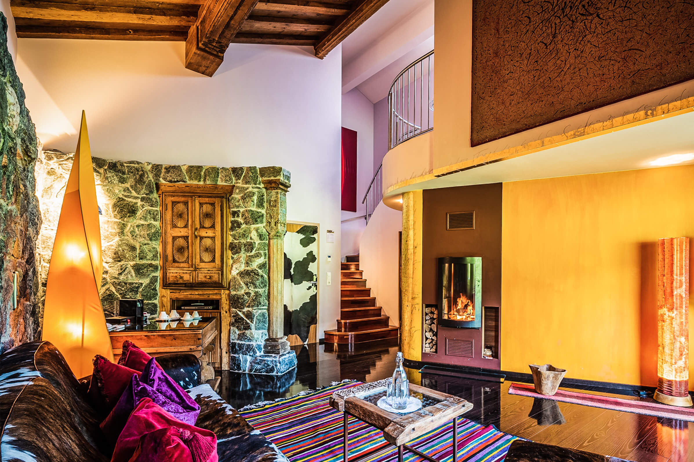 Hotel Krallerhof - Luxury ski hotel gallery image 15 showing alpine architecture, interior design, or mountain views