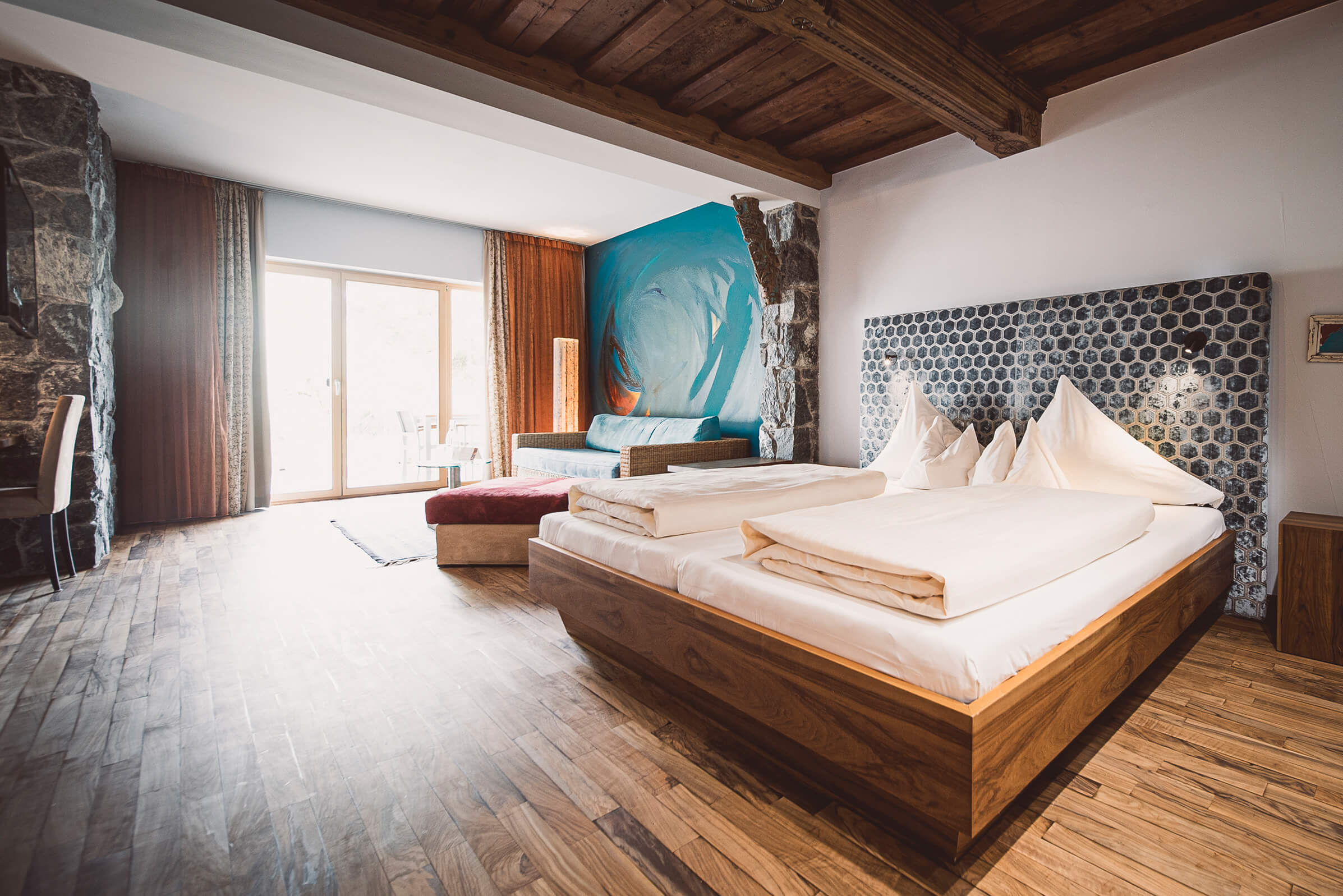 Hotel Krallerhof - Luxury ski hotel gallery image 21 showing alpine architecture, interior design, or mountain views