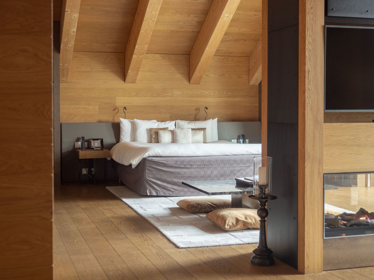 The Chedi Andermatt - Luxury ski hotel gallery image 20 showing alpine architecture, interior design, or mountain views