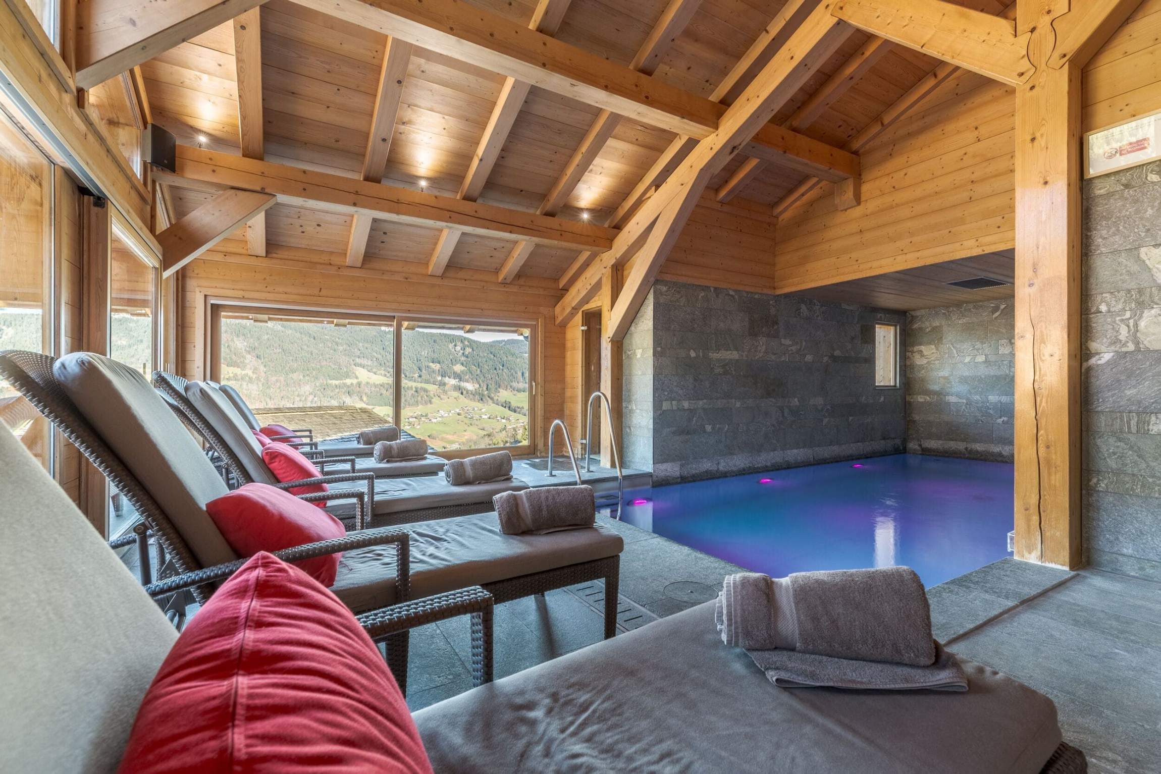 Flocons de Sel - Luxury ski hotel gallery image 4 showing alpine architecture, interior design, or mountain views
