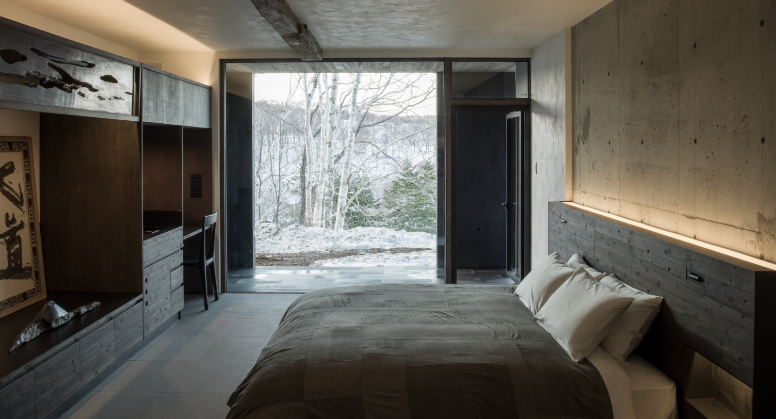 Shiguchi - Luxury ski hotel gallery image 5 showing alpine architecture, interior design, or mountain views