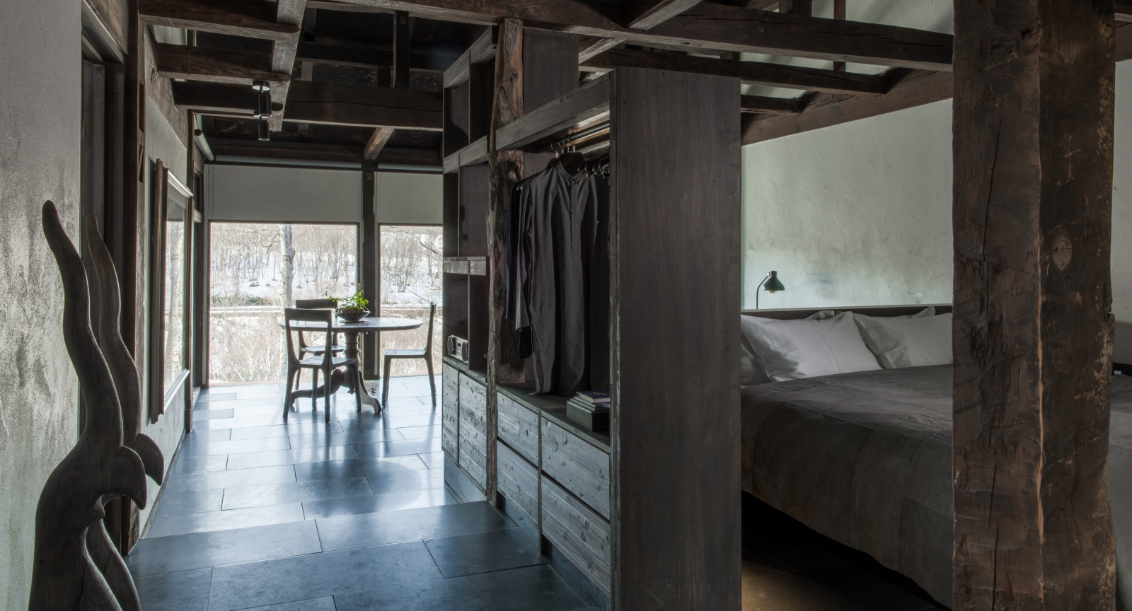 Shiguchi - Luxury ski hotel gallery image 10 showing alpine architecture, interior design, or mountain views