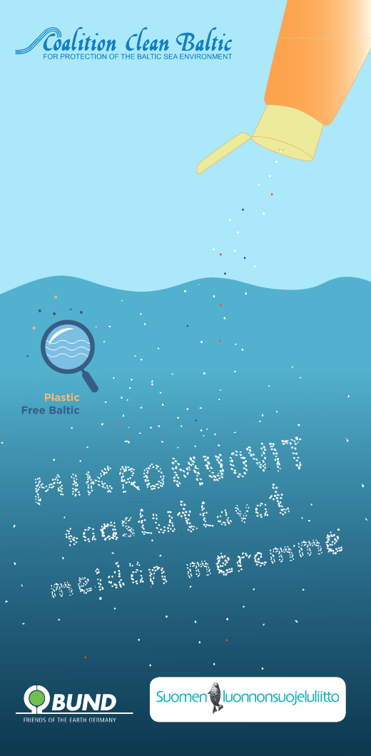 CCB Brochure on Microplastic Pollution - Finnish version