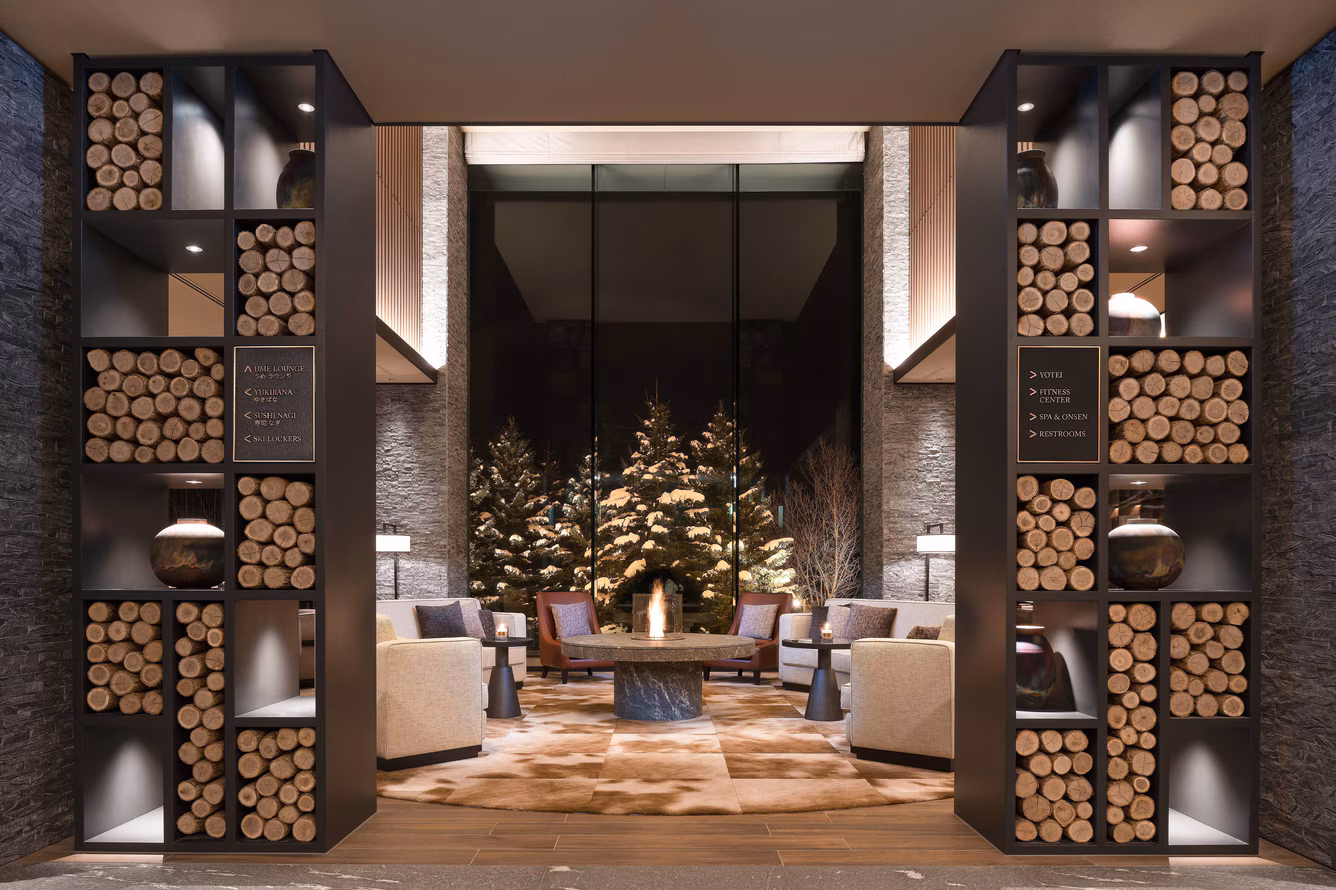 Higashiyama Niseko Village, a Ritz-Carlton Reserve - Luxury ski hotel gallery image 4 showing alpine architecture, interior design, or mountain views