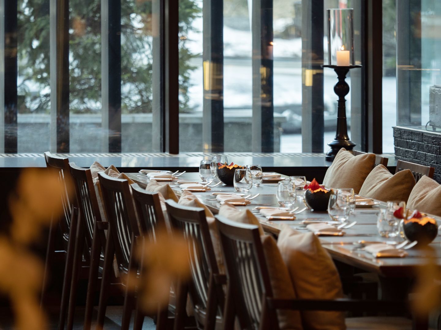The Chedi Andermatt - Luxury ski hotel gallery image 29 showing alpine architecture, interior design, or mountain views