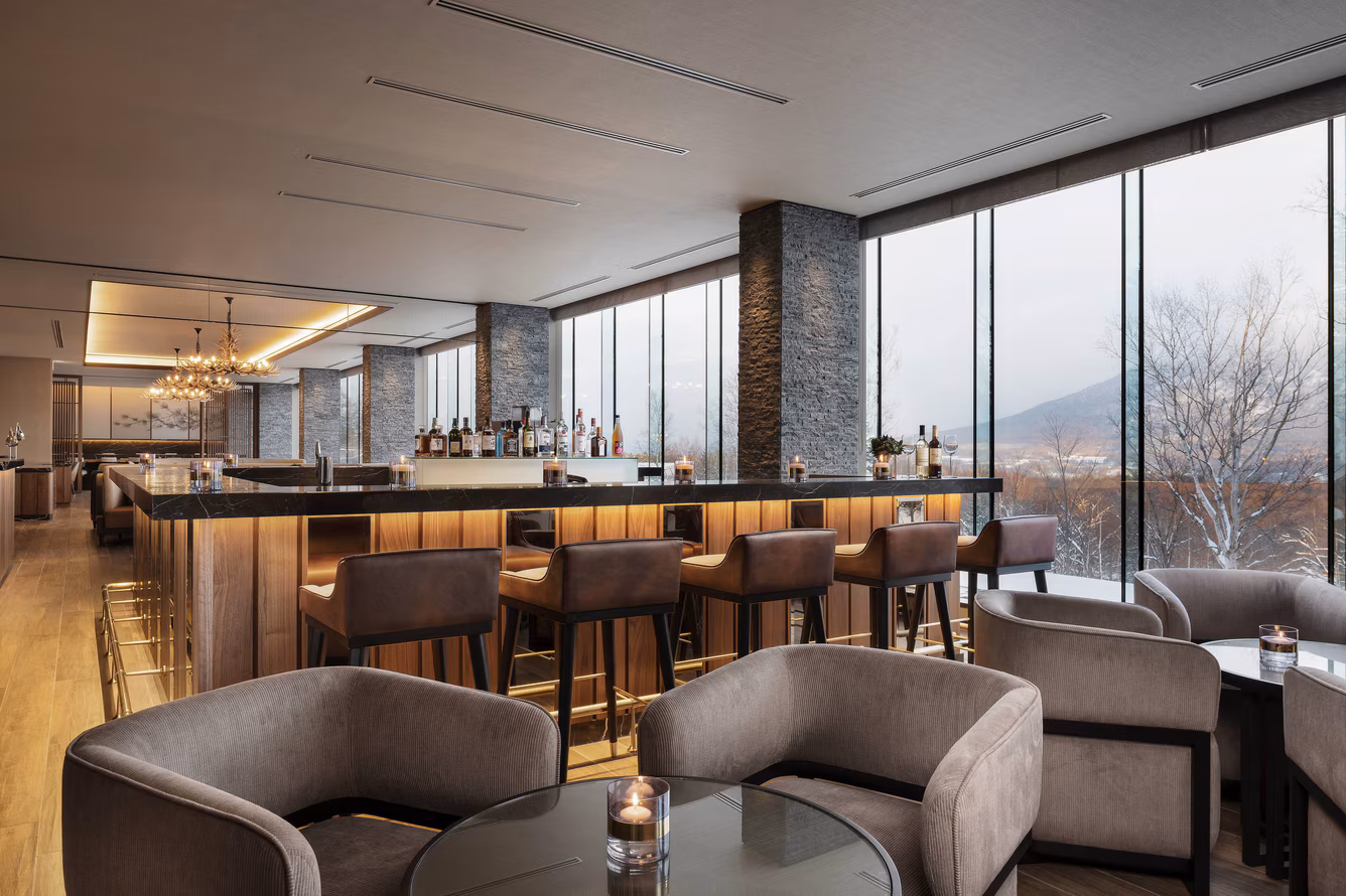 Higashiyama Niseko Village, a Ritz-Carlton Reserve - Luxury ski hotel gallery image 9 showing alpine architecture, interior design, or mountain views