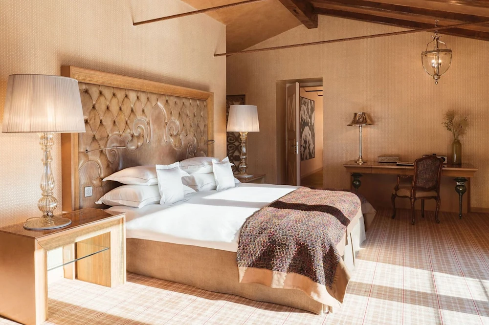 Carlton Hotel St. Moritz - Luxury ski hotel gallery image 8 showing alpine architecture, interior design, or mountain views