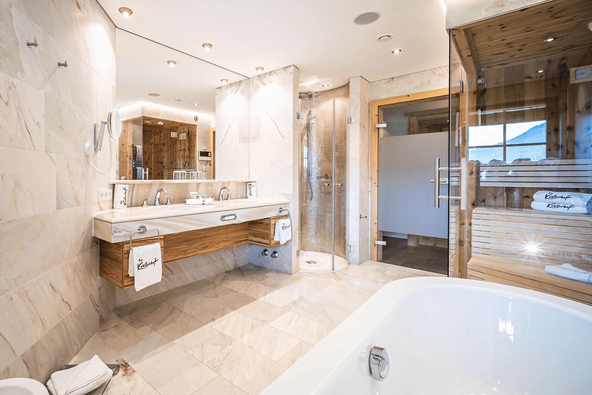 Hotel Krallerhof - Luxury ski hotel gallery image 8 showing alpine architecture, interior design, or mountain views