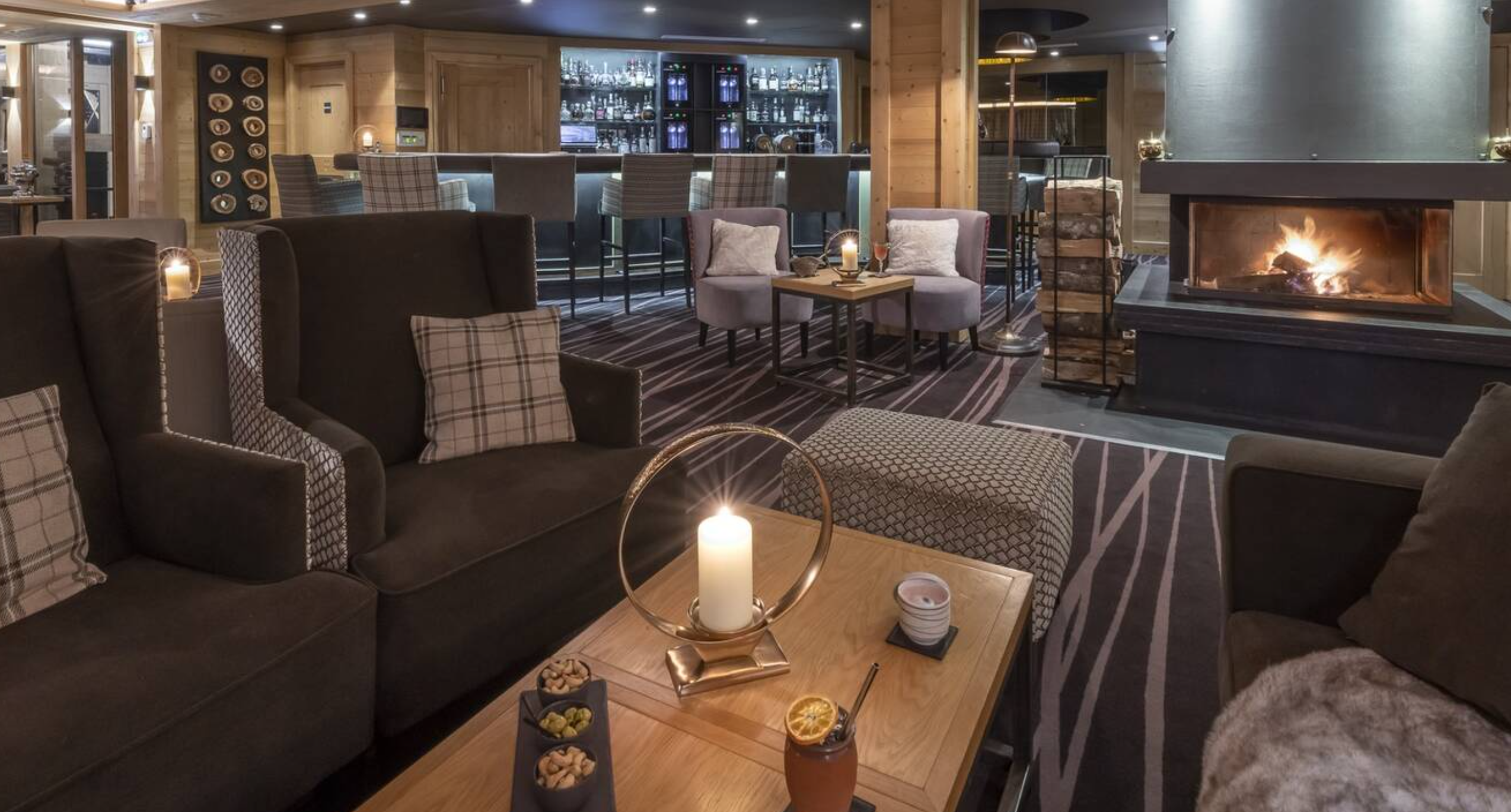 Le Kaïla - Luxury ski hotel gallery image 7 showing alpine architecture, interior design, or mountain views