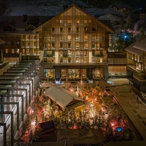 The Chedi Andermatt - Luxury ski hotel gallery image 25 showing alpine architecture, interior design, or mountain views