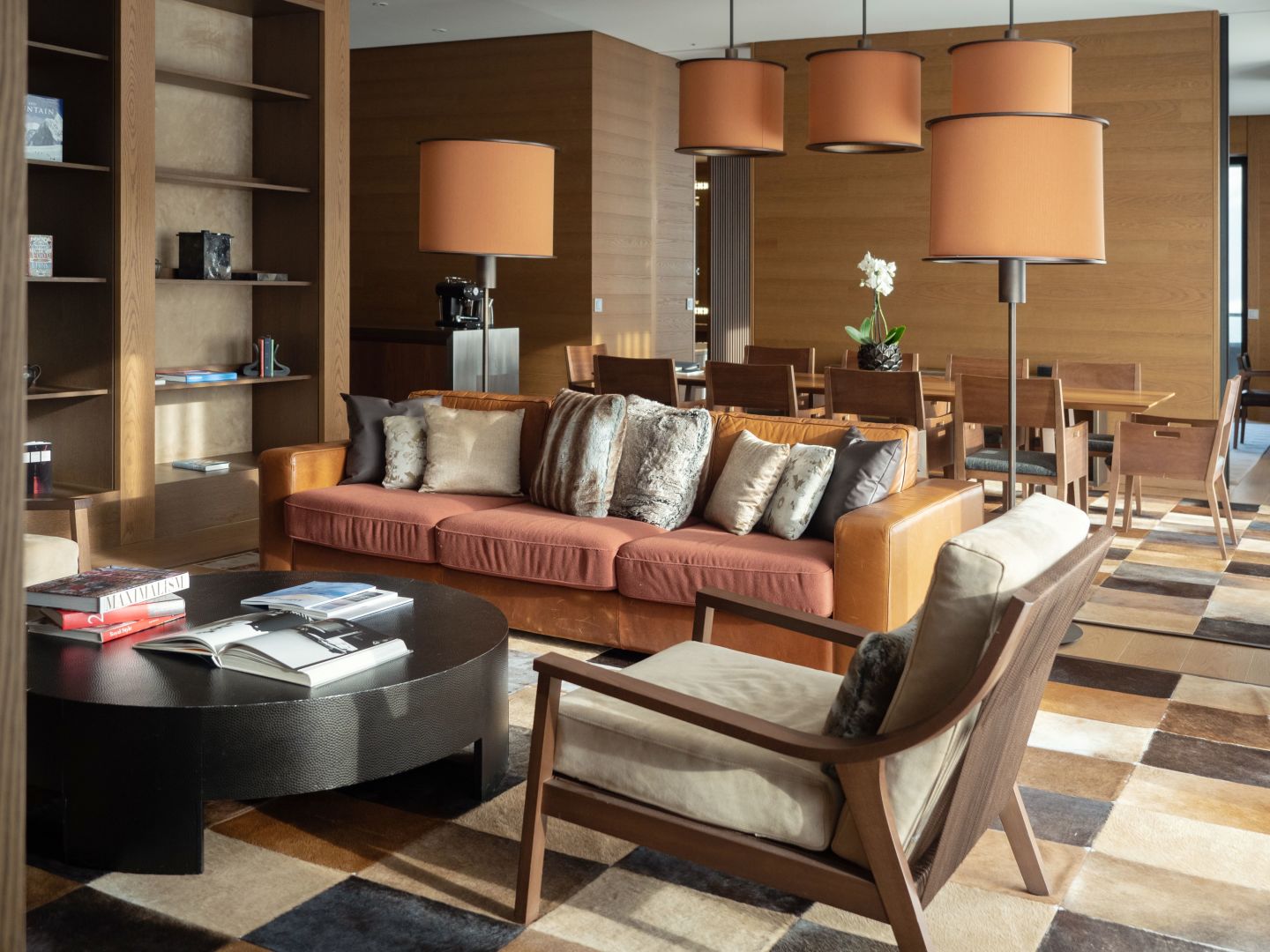 The Chedi Andermatt - Luxury ski hotel gallery image 15 showing alpine architecture, interior design, or mountain views
