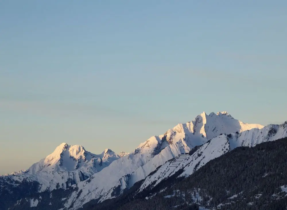 LeCrans Hotel & Spa - Luxury ski hotel gallery image 14 showing alpine architecture, interior design, or mountain views