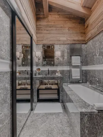 Ultima Gstaad - Luxury ski hotel gallery image 12 showing alpine architecture, interior design, or mountain views