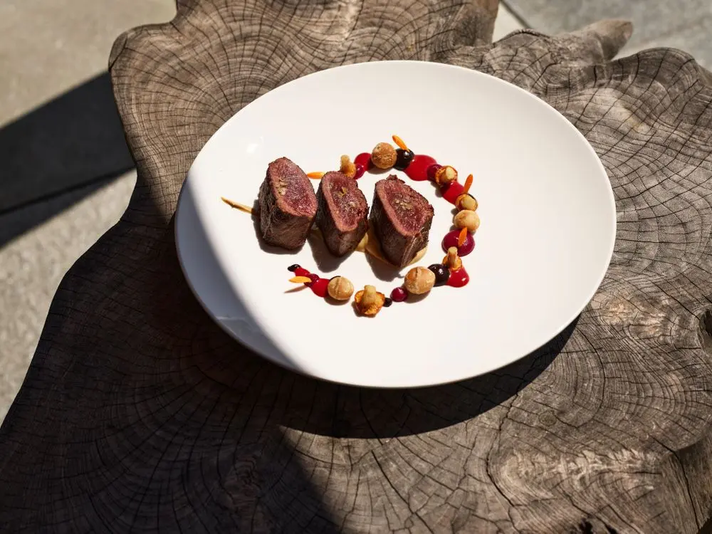 LeCrans Hotel & Spa - Luxury ski hotel gallery image 4 showing alpine architecture, interior design, or mountain views