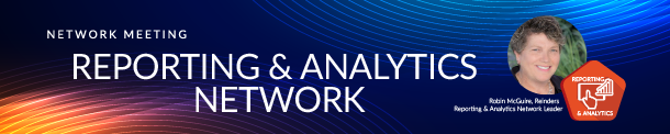 Reporting & Analytics Network Meeting