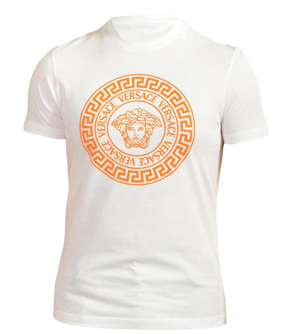 Versace Mens Medusa Sun Emblem Tee