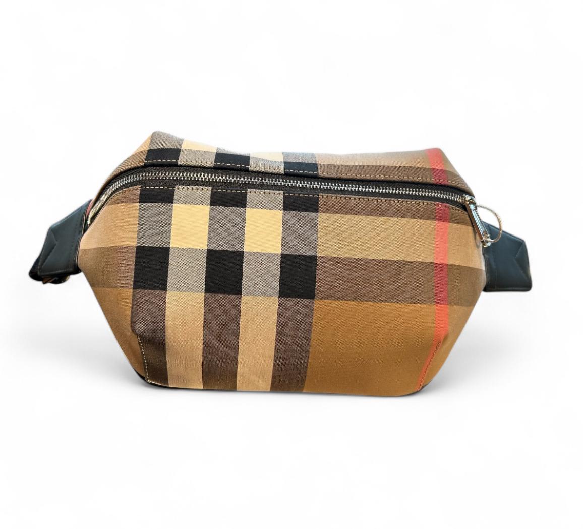 Burberry Archive Check Belt Bag – Camel