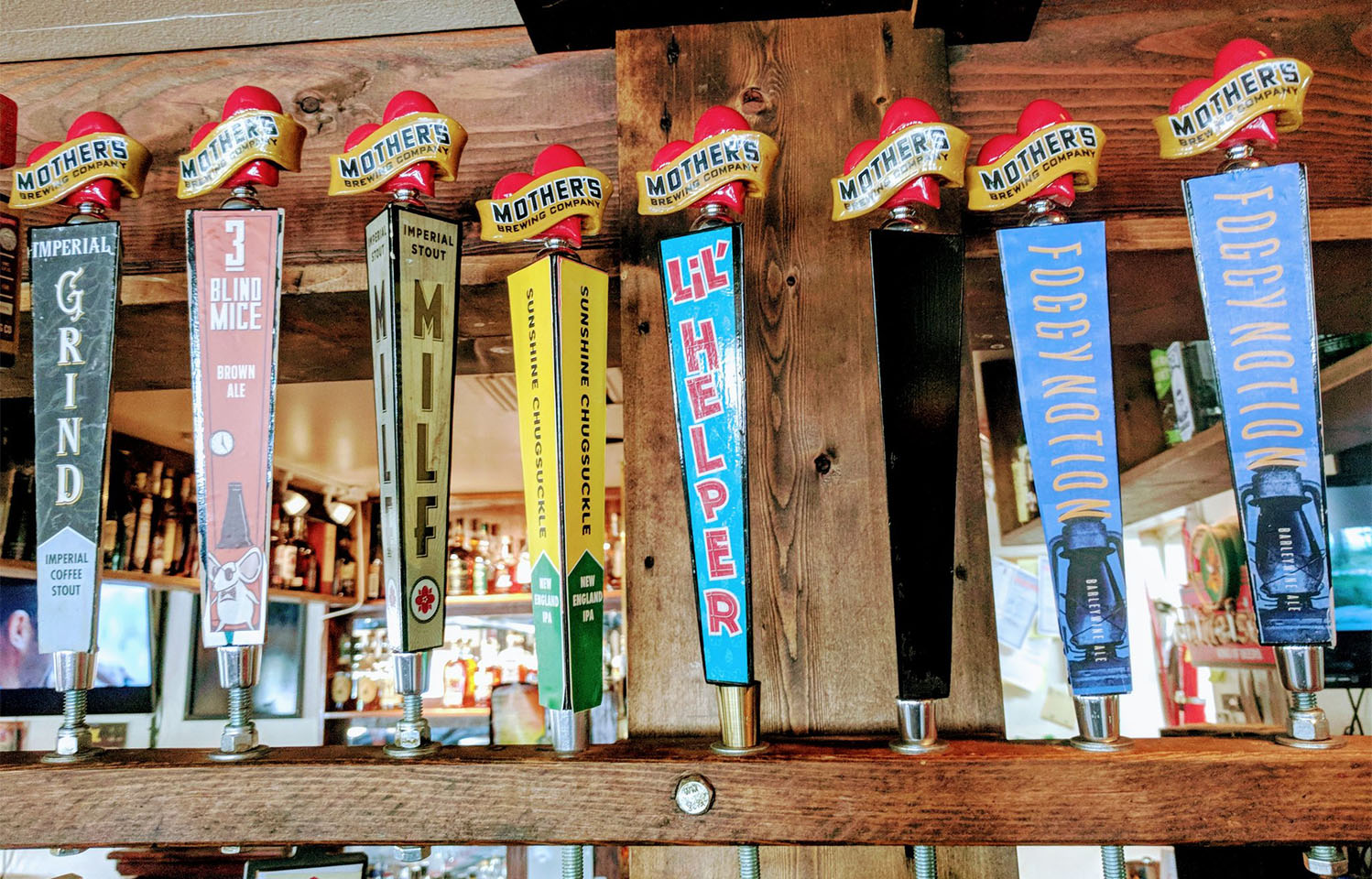 McGinty's has 24 beers on tap in Columbia, MO.