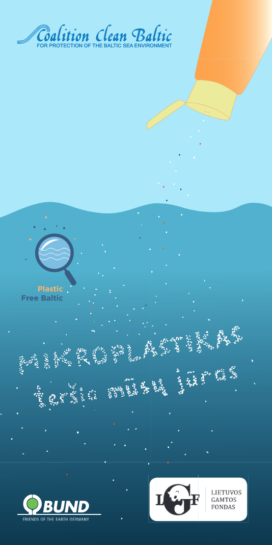 CCB Brochure on Microplastic Pollution - Lithuanian Version