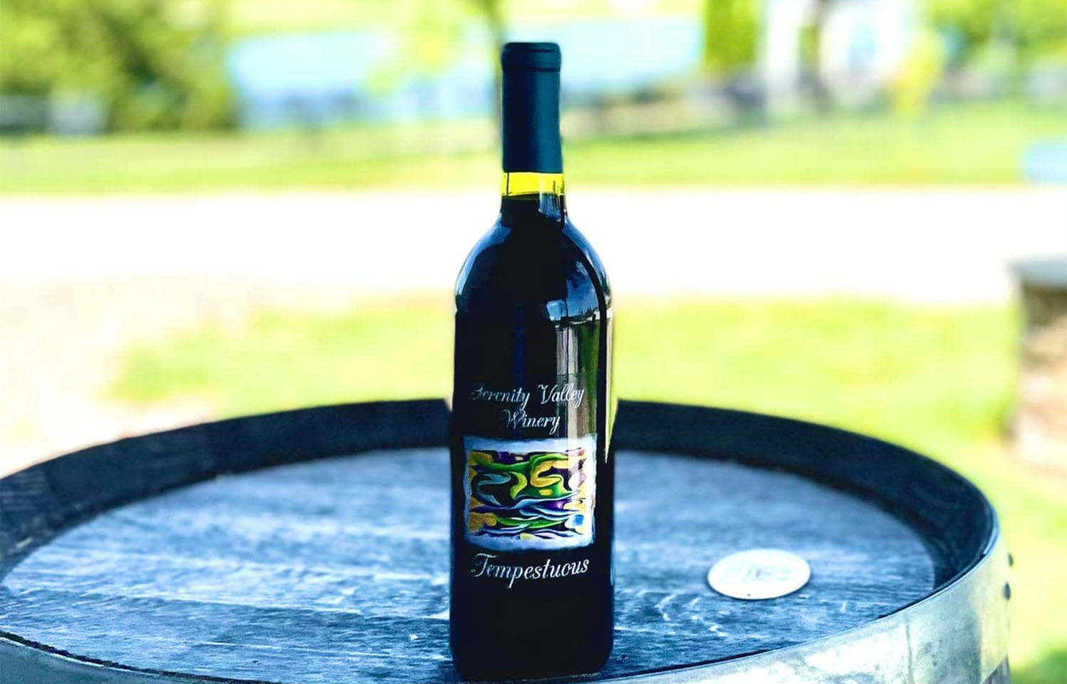 Enjoy sunsets and lake views at Serenity Valley Winery in Columbia, MO.